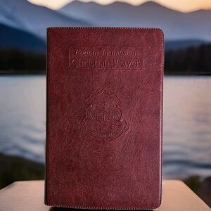 Vtg Roman-Franciscan Christian Prayer Books 2 Books In One Binding Liturgy Hours